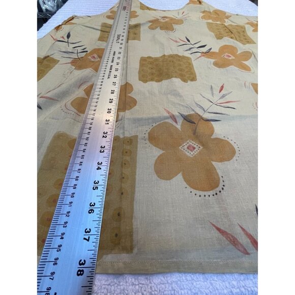 Gudrun Sjoden Women's "Chamomile" Apron Organic Cotton Tan L/XL New $74 - Picture 7 of 9